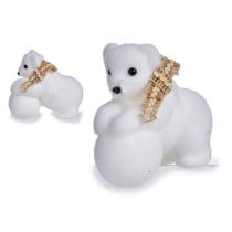 Weihnachtsschmuck Krist+ K19121228 K19121228 Weiß 8 x 11 x 14 cm (12 Stück)