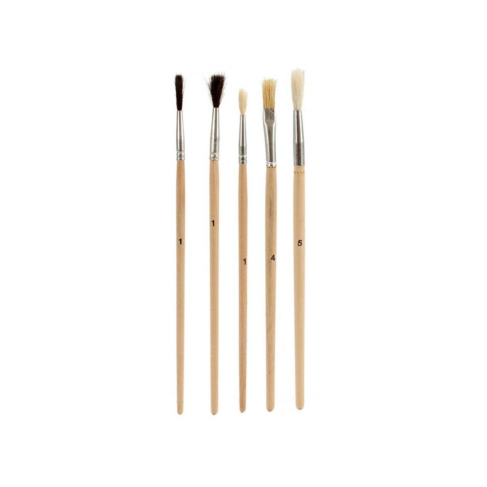 Pinceaux Pincello AR1607028 AR1607028 Marron Gris Bois Métal (24 Unités)