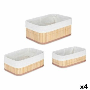 Satz stapelbarer Organizerboxen Kipit BA1317-437 BA1317-437 31 x 12 x 21 cm 4 Stück