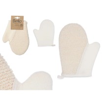Gant Exfoliant Berilo B7081-10 B7081-10 Blanc Beige (12 Unités)