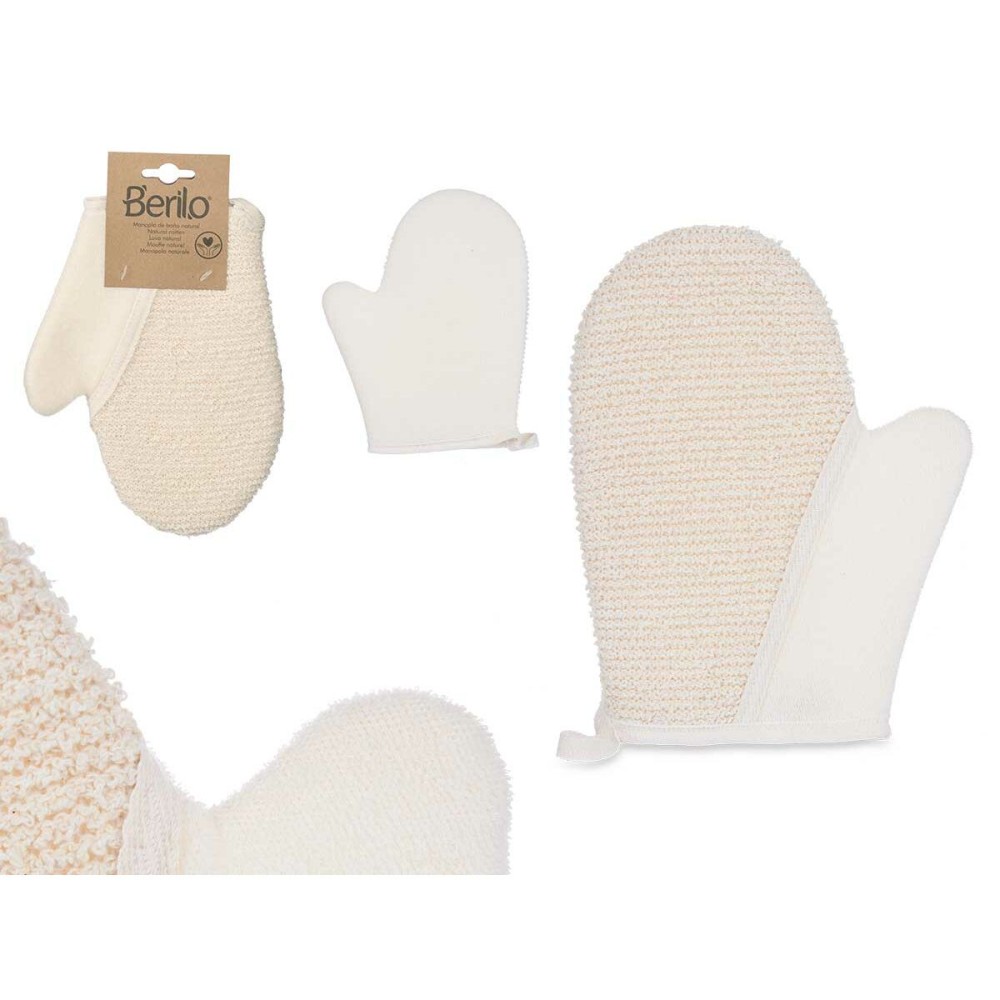 Peeling-Handschuh Berilo B7081-10 B7081-10 Weiß Beige (12 Stück)