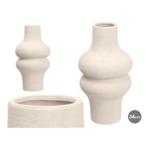 Vase Gift Decor 20034-WH 20034-WH White Ceramic 18 x 34,5 x 18 cm