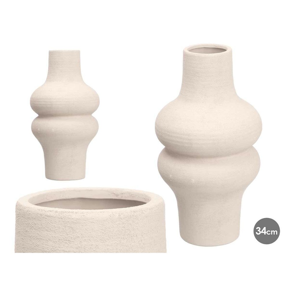 Vase Gift Decor 20034-WH 20034-WH White Ceramic 18 x 34,5 x 18 cm