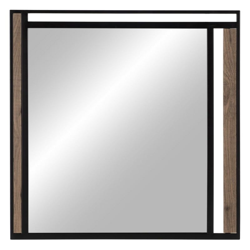 Miroir mural NUDE Noir Beige 70 x 2 x 70 cm