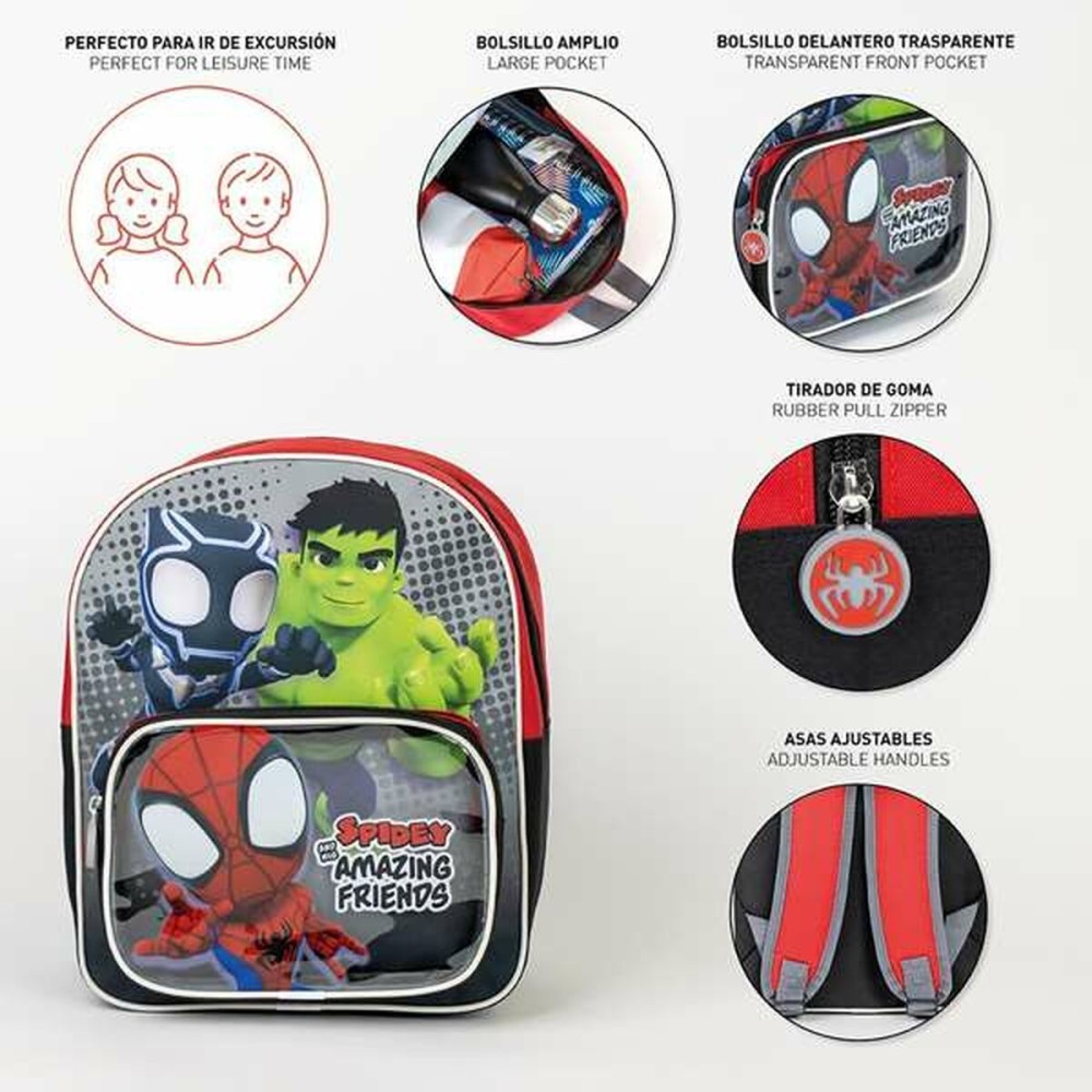 Schulrucksack Spidey Rot 25,0 x 30,0 x 1,2 cm