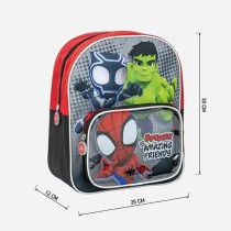 Cartable Spidey Rouge 25,0 x 30,0 x 1,2 cm
