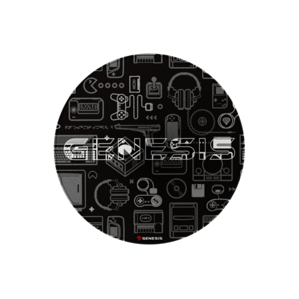 Gaming Mat Genesis Tellur 300 - Gear Ø 100 cm Multicolour Polyester Circular