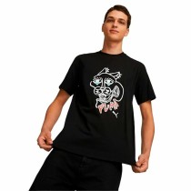 Herren Kurzarm-T-Shirt Puma Gaphics Schwarz