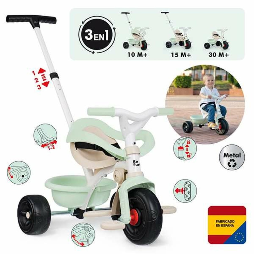 Tricycle Smoby Métallisé