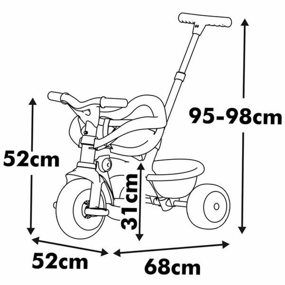Tricycle Smoby Métallisé
