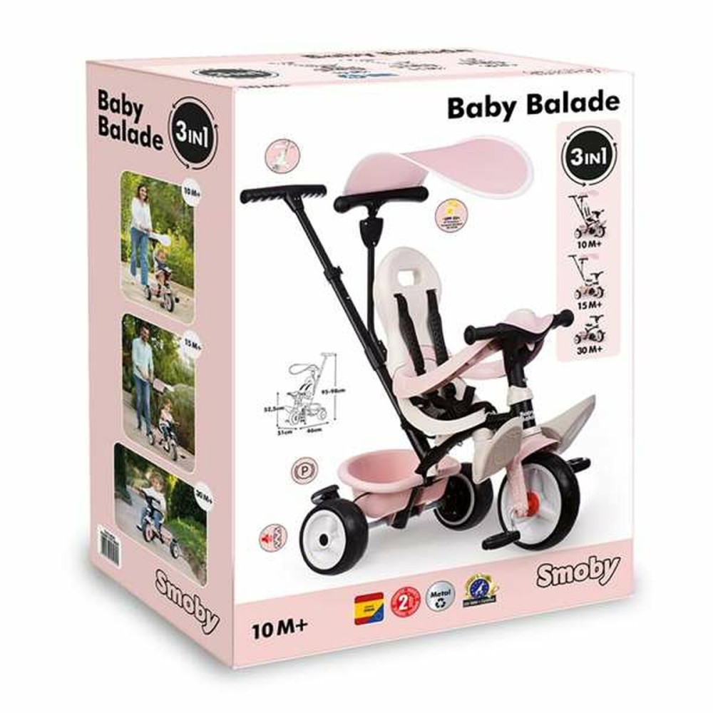 Tricycle Smoby Métallisé