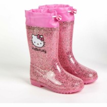 Bottes en Caoutchouc pour Enfants Hello Kitty Fuchsia