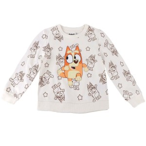 Kinder-Sweatshirt Bluey Beige