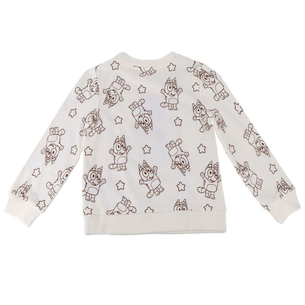 Kinder-Sweatshirt Bluey Beige