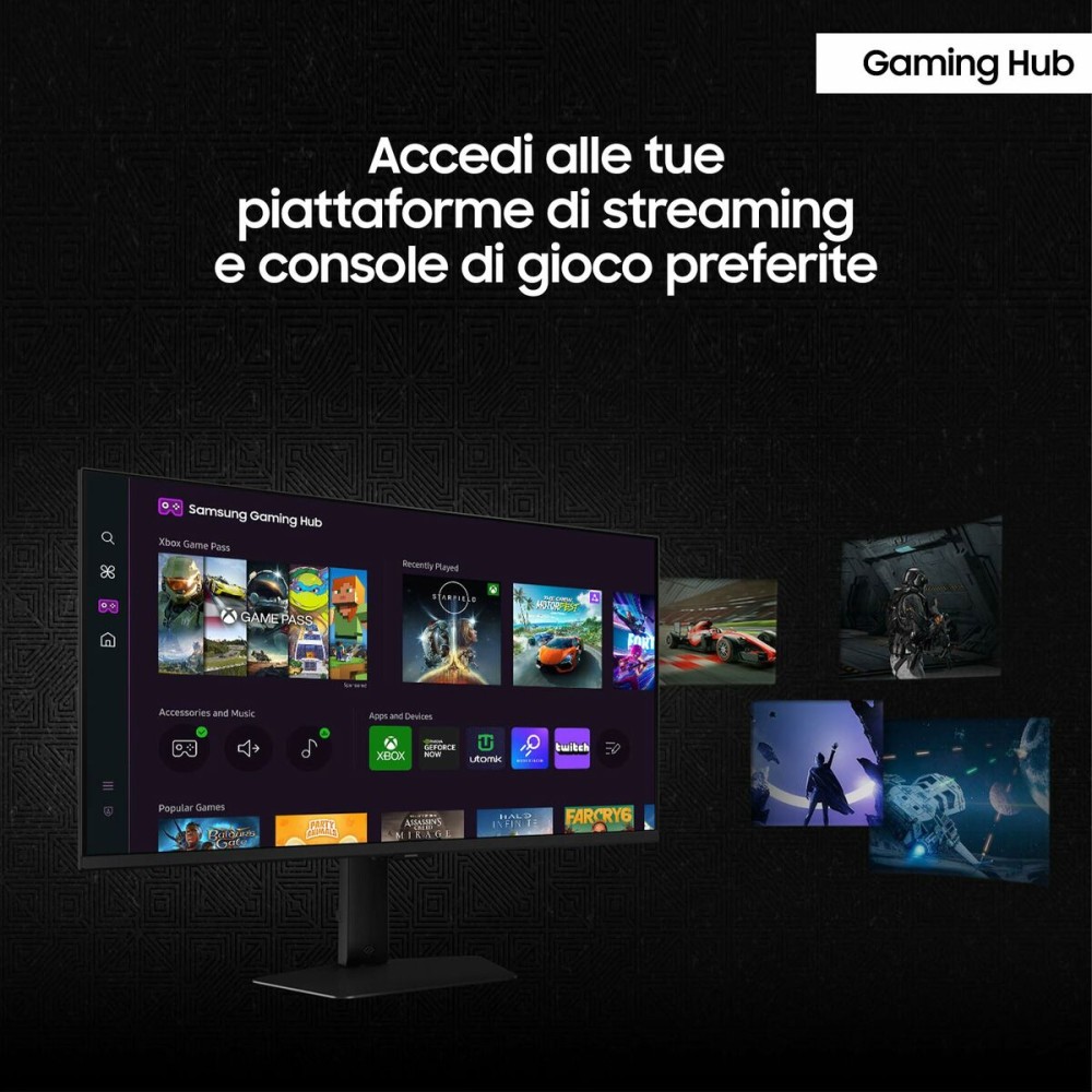 Gaming-Monitor Samsung LS27DG702EUXEN 27" 4K Ultra HD