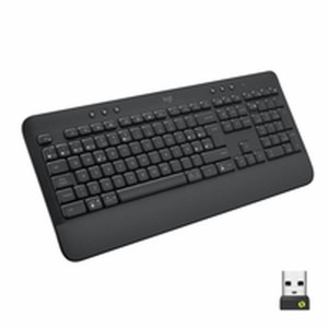Drahtlose Tastatur Logitech Schwarz Qwerty Spanisch