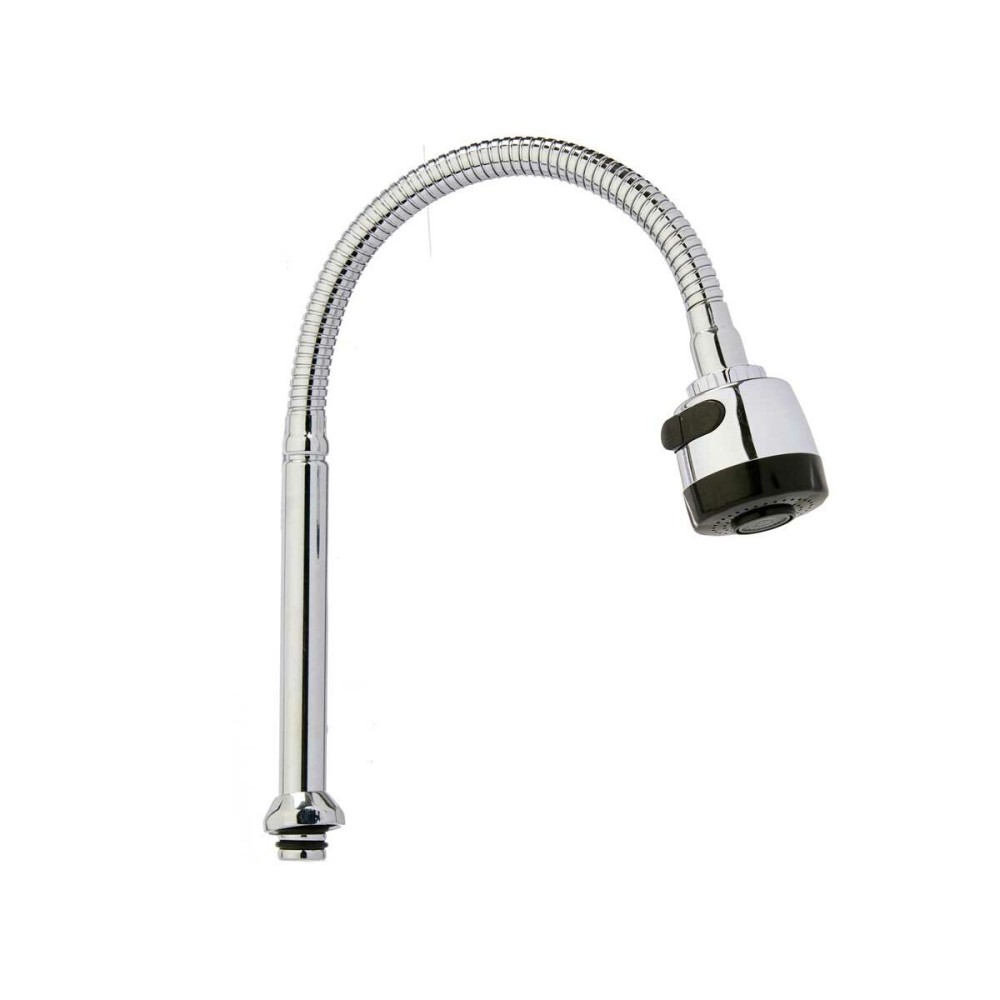 Kitchen Tap Kinvara 179 Schwarz Silberfarben Metall Kunststoff Ausziehbar Multifunktion (12 Stück)