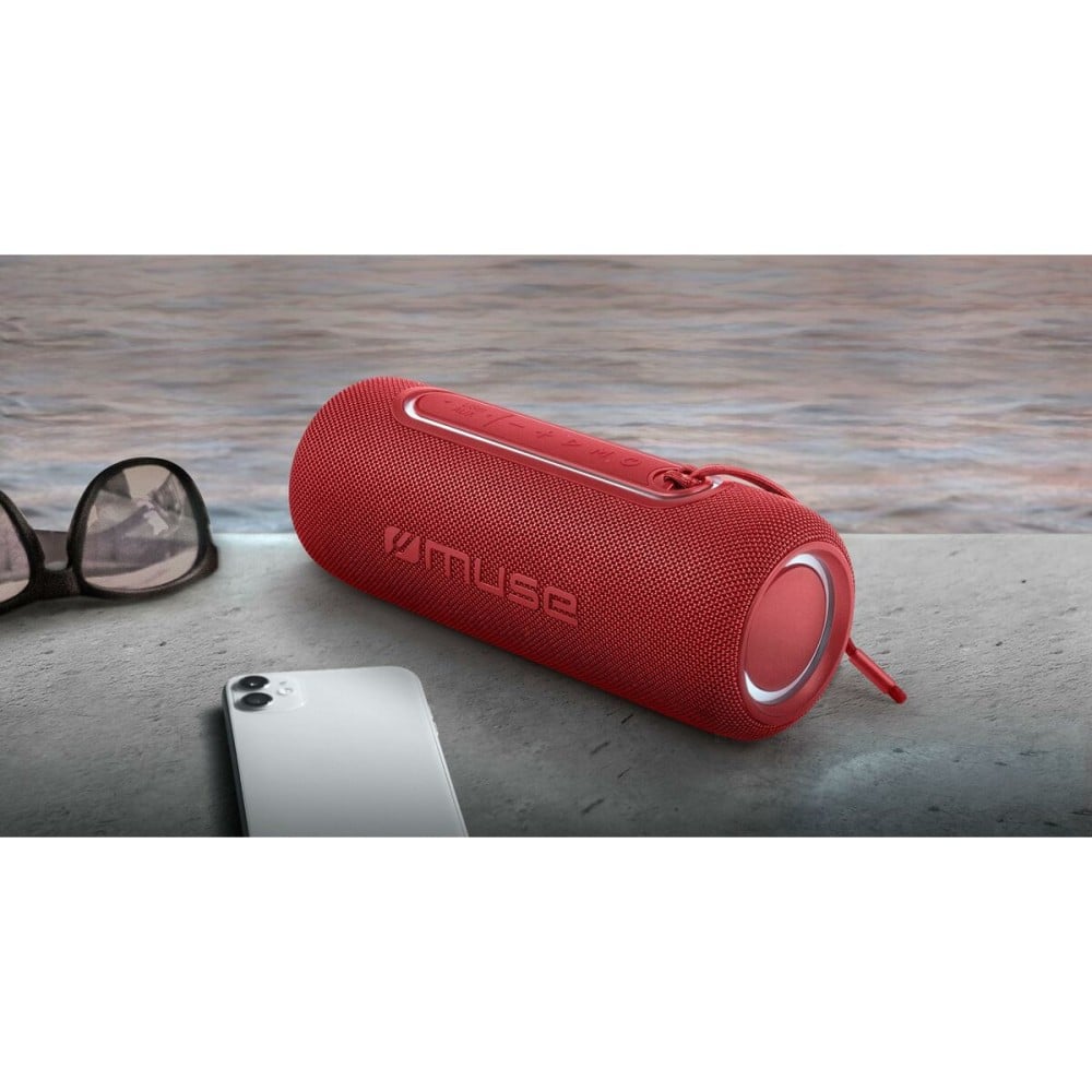 Tragbare Bluetooth-Lautsprecher Muse M780BTR 20W 20 W Rot