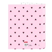 Ring binder Minnie Mouse Naive Pink A4 26.5 x 33 x 4 cm