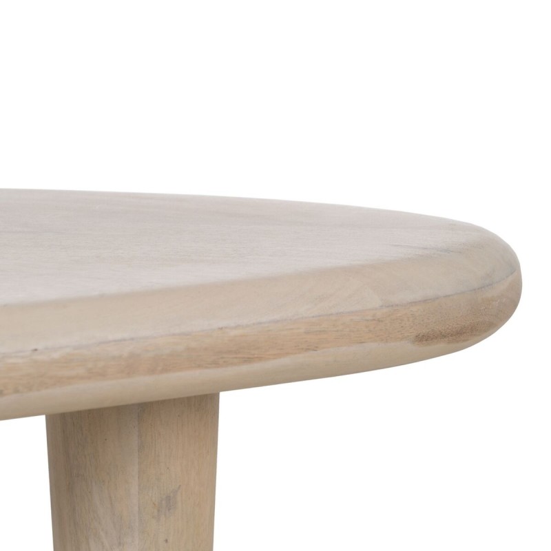 Table Basse Blanc Bois de manguier 67 x 50 x 38 cm