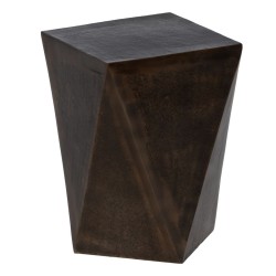 Petite Table d'Appoint Bronze Aluminium 30 x 30 x 43,5 cm