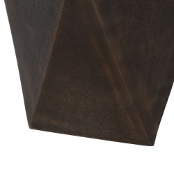 Petite Table d'Appoint Bronze Aluminium 30 x 30 x 43,5 cm