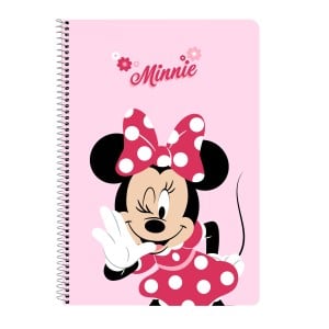 Ringbuch Minnie Mouse Naive Rosa A4 21.5 x 31 x 1 cm