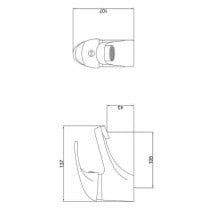 Mitigeur Rousseau Métal Acier inoxydable Laiton