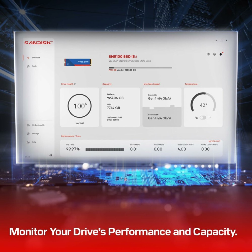 Festplatte Western Digital WDS100T5B0E 1 TB SSD