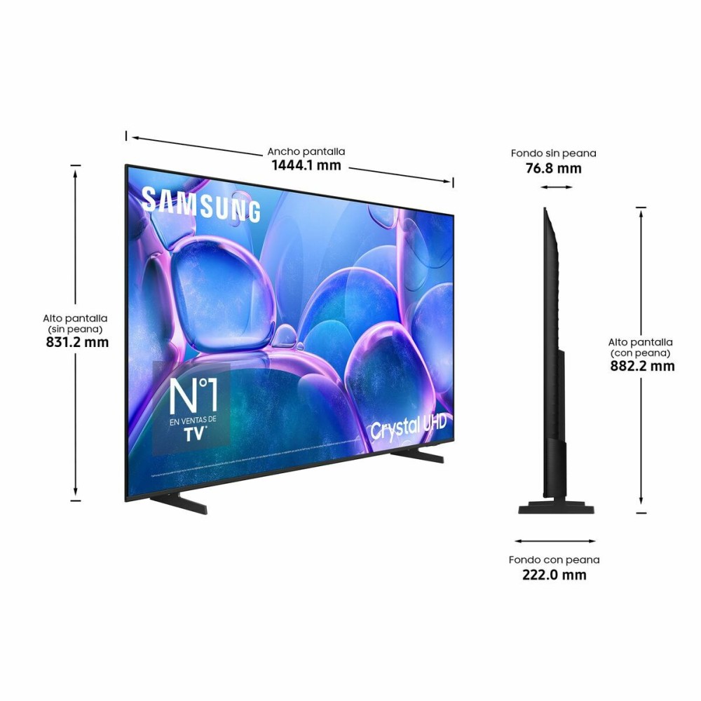 TV intelligente Samsung TU65U7005FKX 65 65" 4K Ultra HD LED HDR