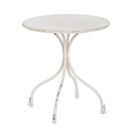 Side table Cream Iron 70 x 70 x 75 cm