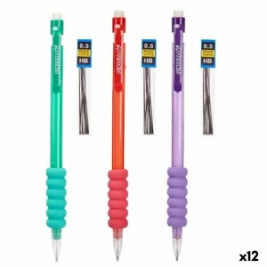 Pencil Lead Holder Pencil Leads 0.5 mm Blue Red Green (12 Units)