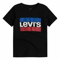 Herren Kurzarm-T-Shirt Levi's Logo Jr Schwarz