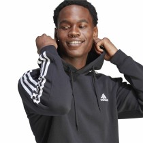 Herren Sweater mit Kapuze Adidas Schwarz