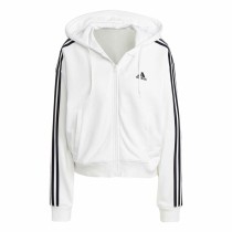 Sweat à capuche femme Adidas 3S Ft Fz S Blanc