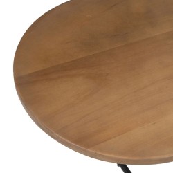 Table Basse Doré Bois Fer 116 x 76 x 64 cm