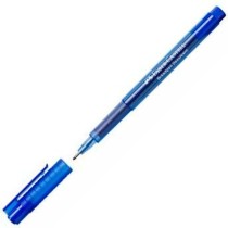 Felt-tip pens Faber-Castell Broadpen Document 1554 Blue (10 Units)