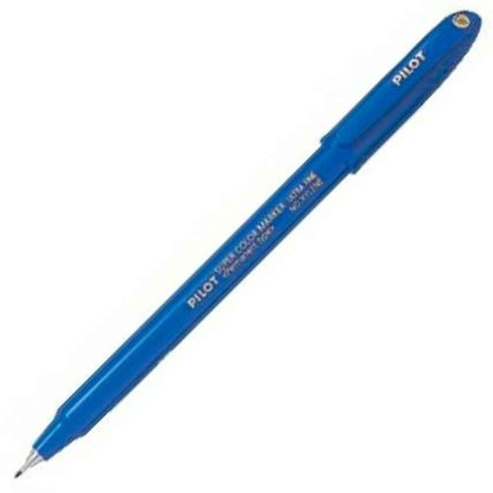 Marqueur permanent Pilot  SCA-UF Bleu 0,4 mm (12 Unités)