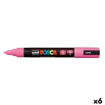 Marqueur POSCA PC-5M Rose (6 Unités)