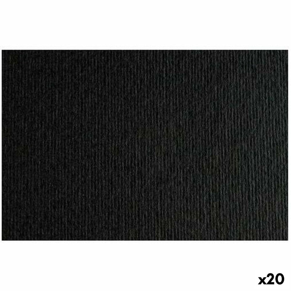 Pappe Sadipal LR 200 Texturiert Schwarz 50 x 70 cm (20 Stück)