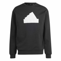 Men’s Sweatshirt without Hood Adidas Fi Bos Crw Black XXL