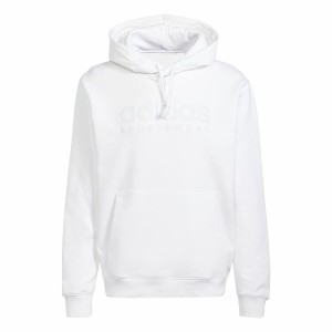 Herren Sweater mit Kapuze Adidas All Szn G Hdy Weiß L