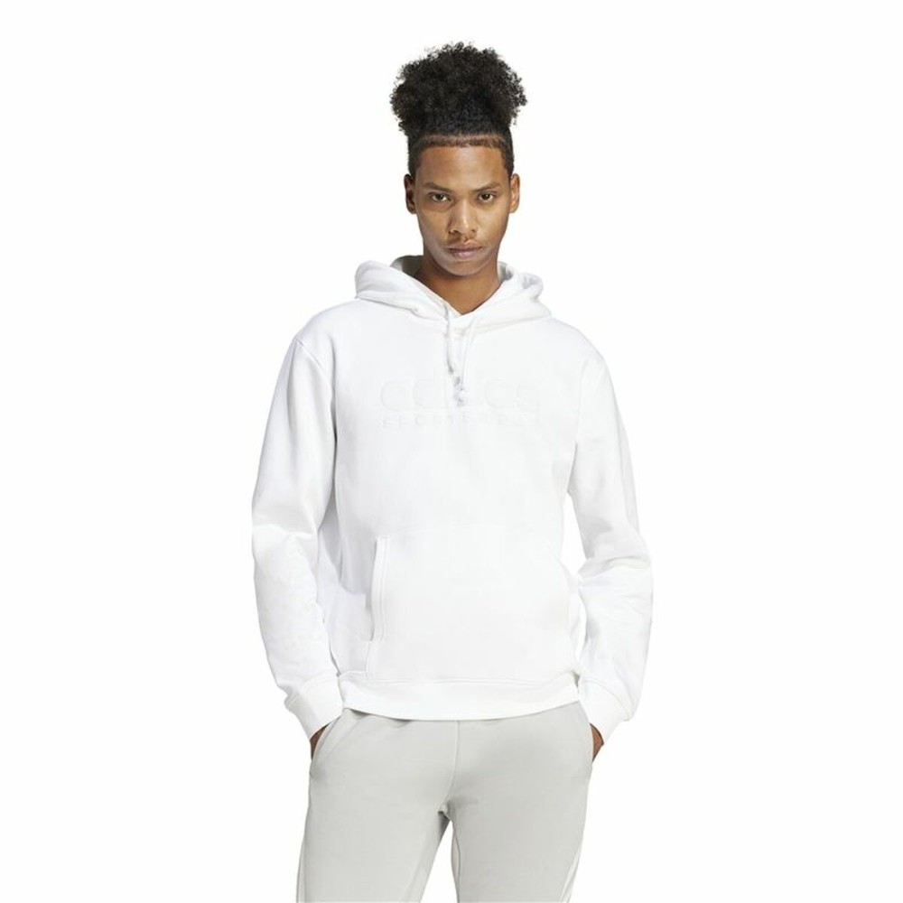 Sweat à capuche homme Adidas All Szn G Hdy Blanc L