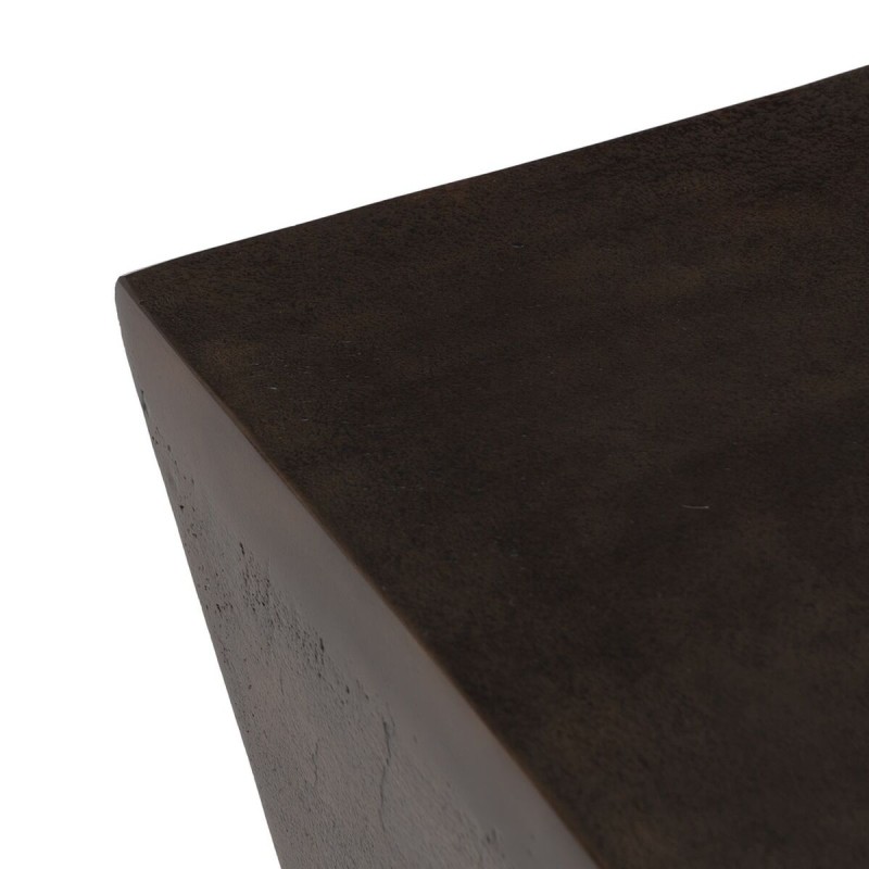 Petite Table d'Appoint Bronze Aluminium 30 x 30 x 41 cm