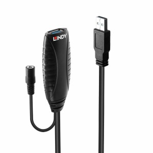 USB-Kabel LINDY 43099 15 m Schwarz