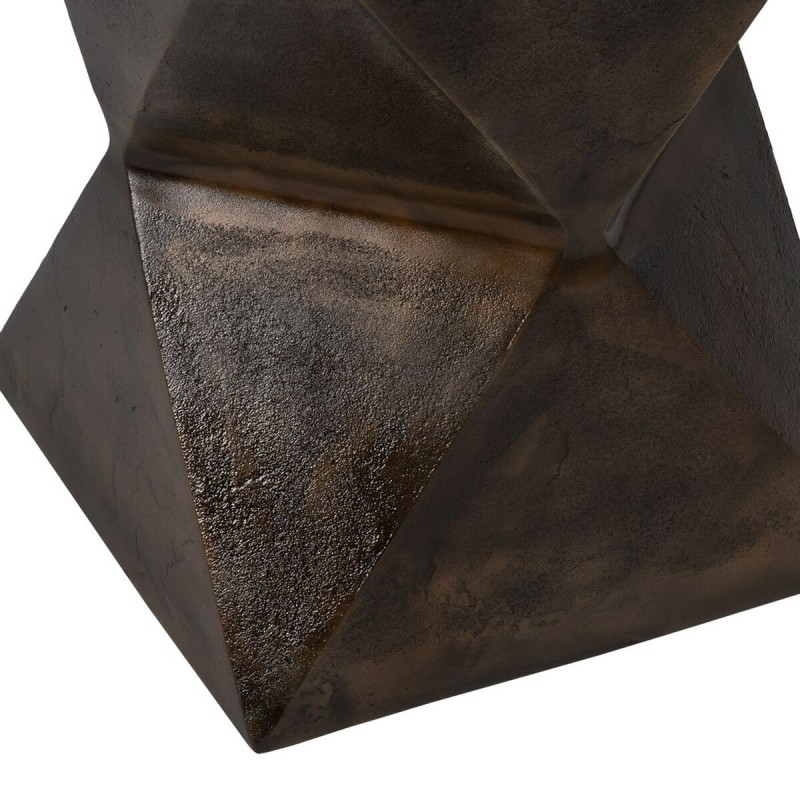 Petite Table d'Appoint Bronze Aluminium 30 x 30 x 41 cm