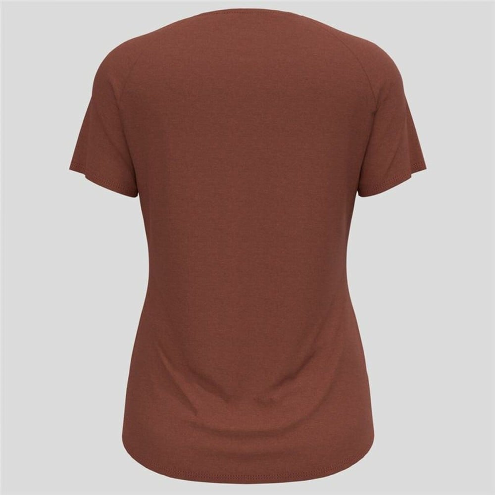 Women’s Short Sleeve T-Shirt Odlo Essential 365 Brown