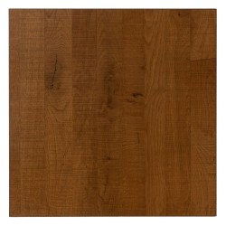 Table Noir Naturel Bois MDF 60 x 60 x 75 cm