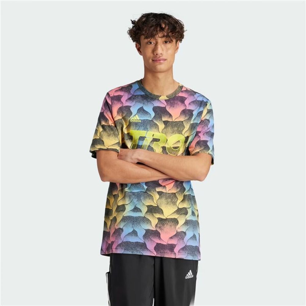 Herren Kurzarm-T-Shirt Adidas Ss Tiro Sumer Indigo