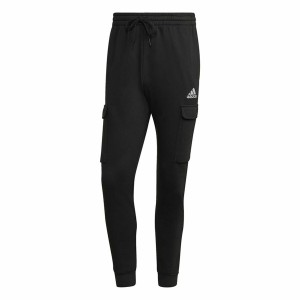 Pantalon de sport long Adidas Essentials Fleece Noir Homme